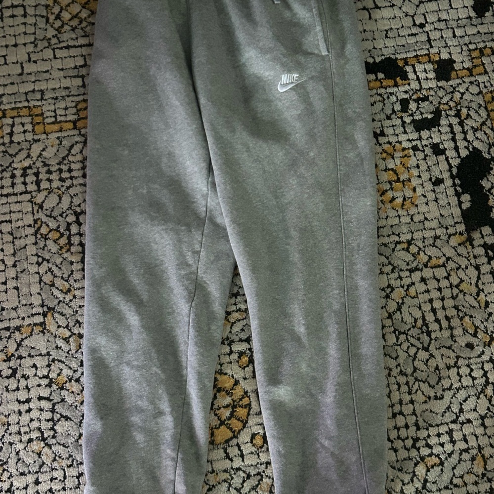 Nike Mens Gray Fleece Sweatpants